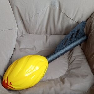 Yellow and Black Foam Rocket Football